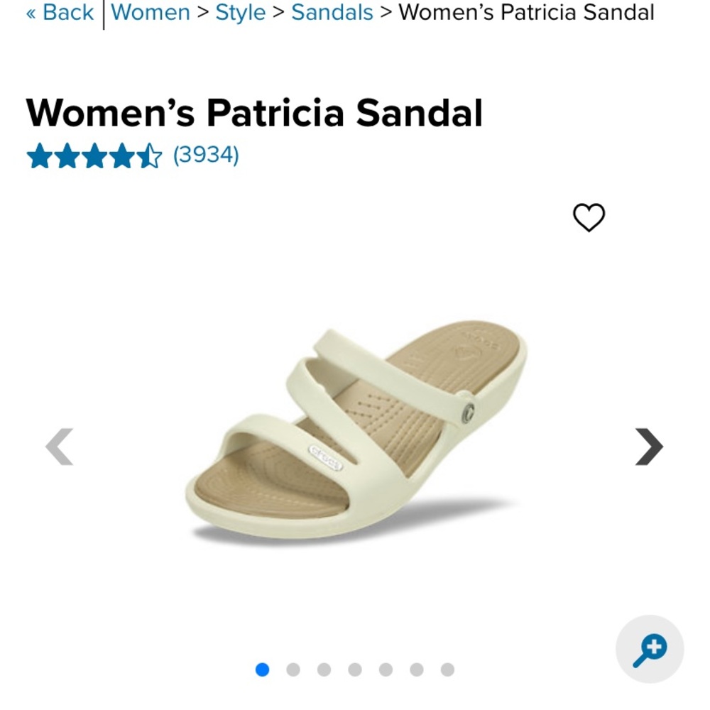 Crocs women sandals never worn size 10
